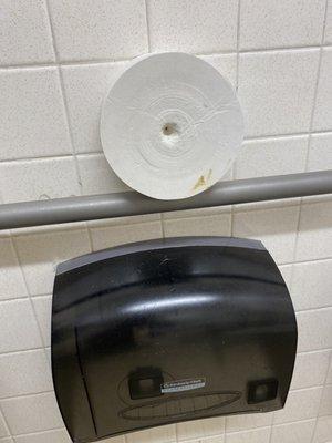 ACTUAL SH*T on the toilet paper