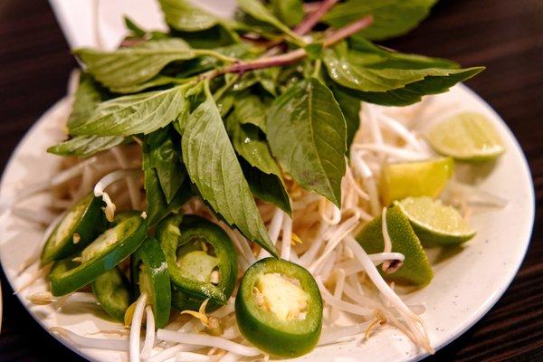 Veggies with Pho