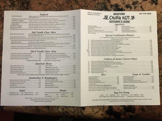 Much needed MENU updated Pictures