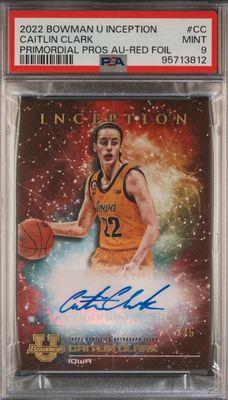 Caitlin Clark Auto Red /5