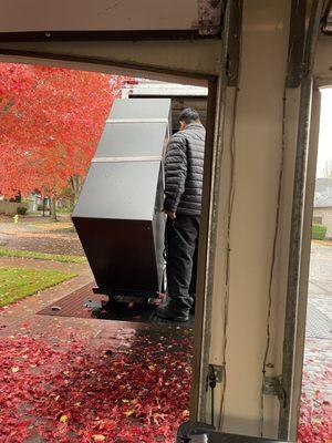 Moving 800lb safe.