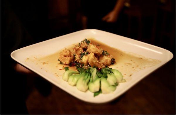 Thai Basil Shrimp with Baby Bok Choy !!!