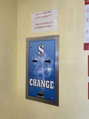 Change machine