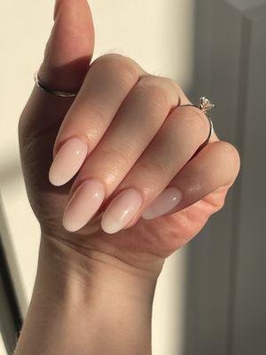 Nude Dip Nails