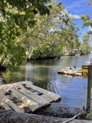 kayak launch area