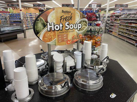 Soup station (6 soups/chilli)