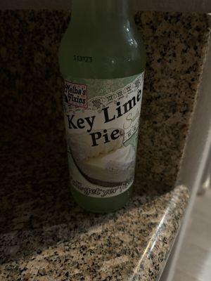 Key lime pie soda