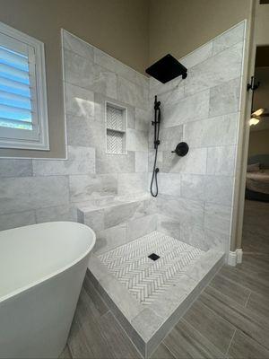 Master Bathroom Renovation In Danville!