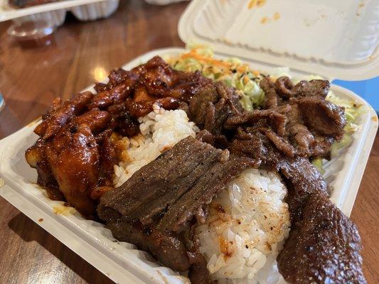 Island Fire Chicken Hawaiian BBQ Beef Fresh Mix Salad (Side)