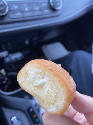 Custard Filled Donut hole