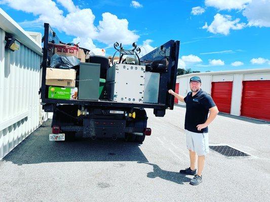 Have junk in a storage unit? The Lightning Bay Junk Removal Crew can help! Give us a call, text or book online today! Brandon, FL