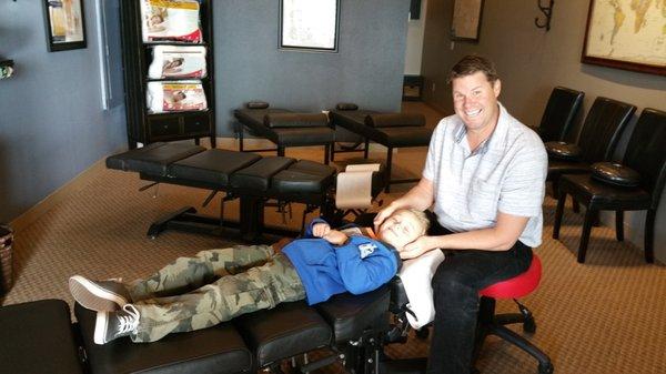 Gentle chiropractic care for children