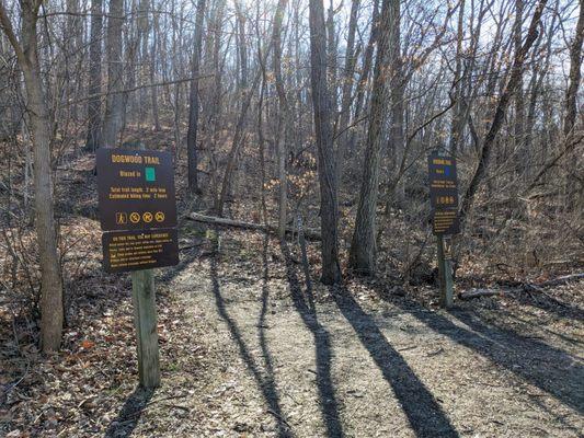 Dogwood Trail signs