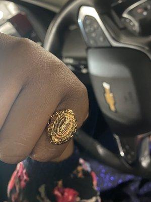 Mary pinky ring ;)- I'm wearing it upside down lol