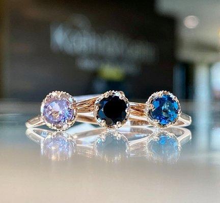 All the radiant colors of Tacori fashion in rose gold