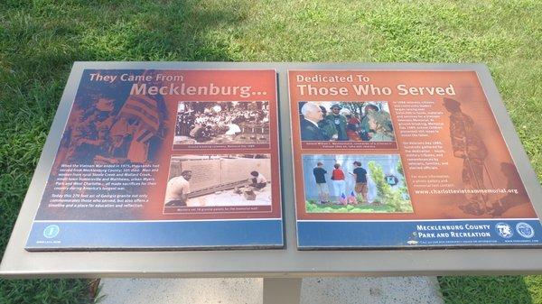 Mecklenburg County Vietnam Veterans Memorial, Charlotte NC