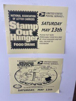 Saturday May 13 2023 Food Drive