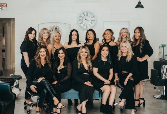 House of Beauty Team! The talent and beauty behind the chair