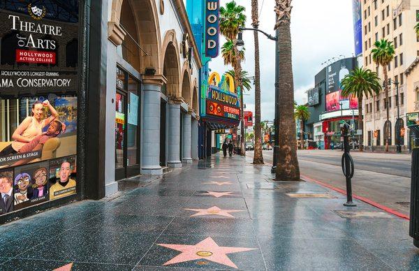 Theatre of Arts main campus on Hollywood Walk of Fame