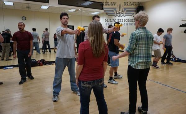 Krav Maga San Diego - serious training for those looking for realistic defensive tactics and self-defense skills in an 8 week session.