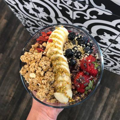 Our Superfood Acai Bowl. Made with only REAL ingredients and zero added sugar