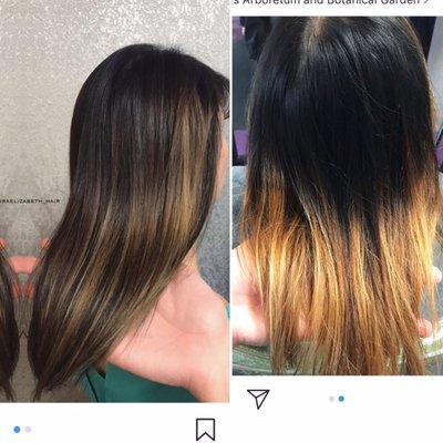 After & before of color correction by Laura.