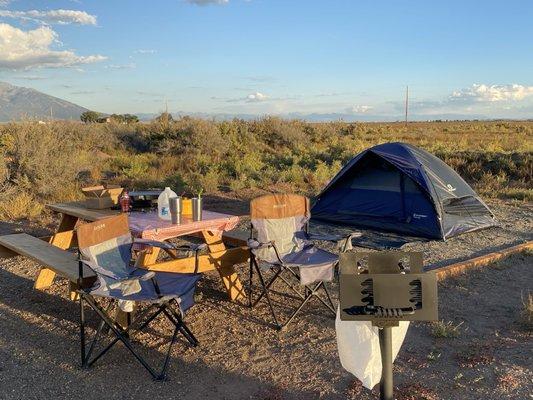 BYO tent campsite #1