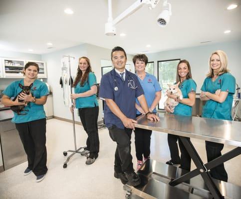 Our staff are always happy to treat you and your pet like family!