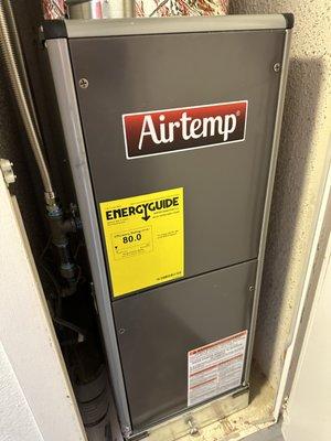 Airtemp furnace install.