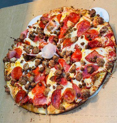 Meat Slammer pizza..!!