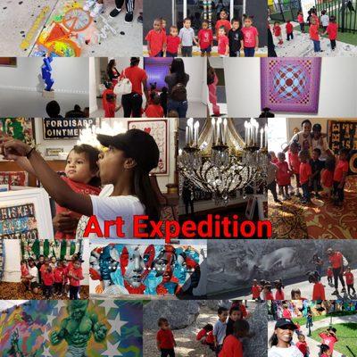 Field trip on an art expedition throughout Miami.