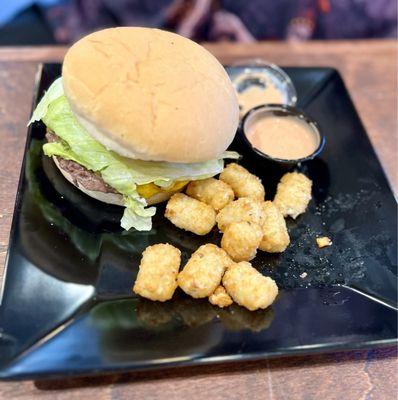 Burger and Tots