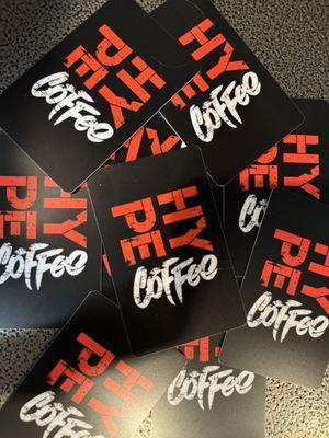 Got a friend or family member that needs some Hype Coffee? Come grab a gift card from any of our 4 locations.