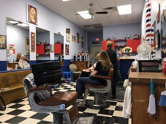 Authentic barbershop!