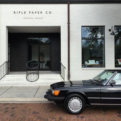 Entrance to the Rifle Paper Co. Storefront on Penn