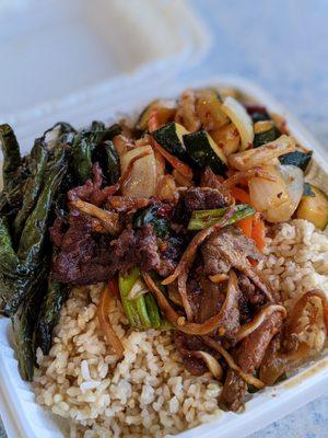 Combo 2 with Brown Rice $8.50