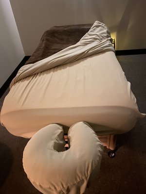 Massage table