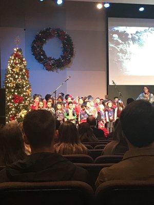 Children's holiday concert.