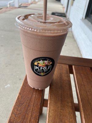 Chocolate protein shake