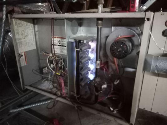 Gas furnace was fixed successfully