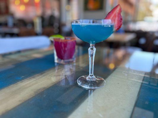 Tahoe blue mocktail