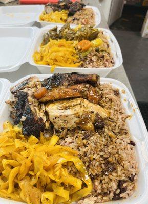 Rice & Peas /Jerk chicken