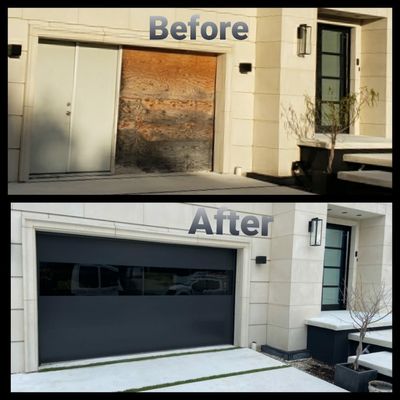 Sterling garage door #Queenablegaragedoor  #garagedoorrepair  #brokenspring #chiohd  #garagedoors  #garagedooropeners