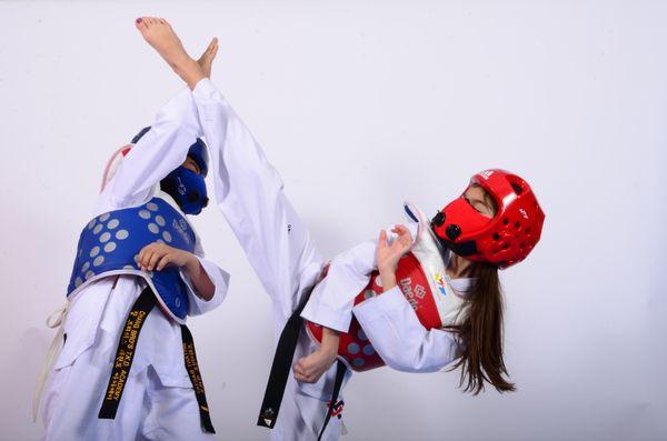 Olympic Sparring is a big part of the school program