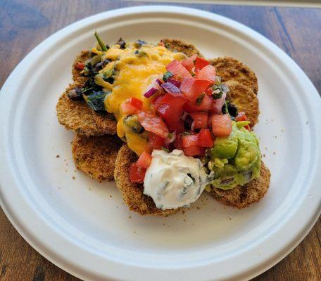 Loaded Seasonal Zucchini Nachos