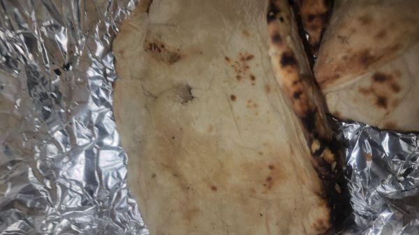 Raw Naan,  for the 2nd time. Horrible and Dangerous !!!