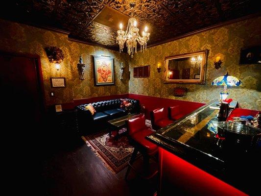 The speakeasy room at Muse Hollywood, sssh, it's a secret.