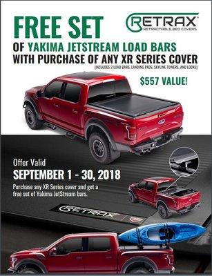 Mail in to get your Yakima Jetstream load bars.