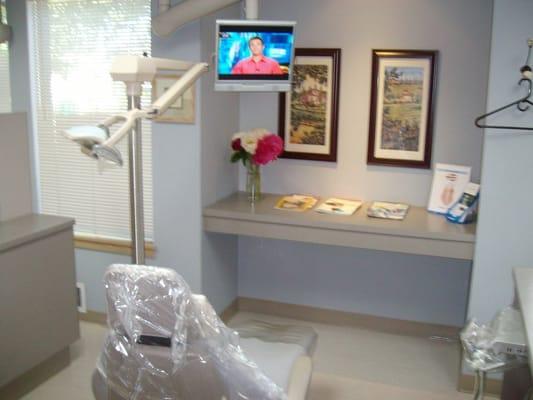 We have internet for patient use in all 5 of our operatories