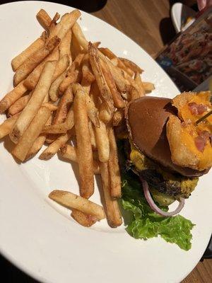 Loaded Cheese Fry Burger